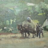 oil on canvas-Phare de douardenez by Marec