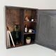 Vintage metal medicine cabinet from the 1950s