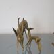 Lot de gazelles en laiton