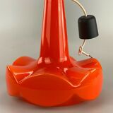 60s 70s Peill & Putzler hanging lamp ceiling lamp glass space design lamp