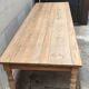 Old large raw wood farm table
