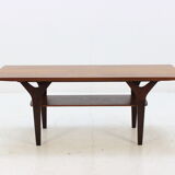 Table basse en teck danois, années 1960
