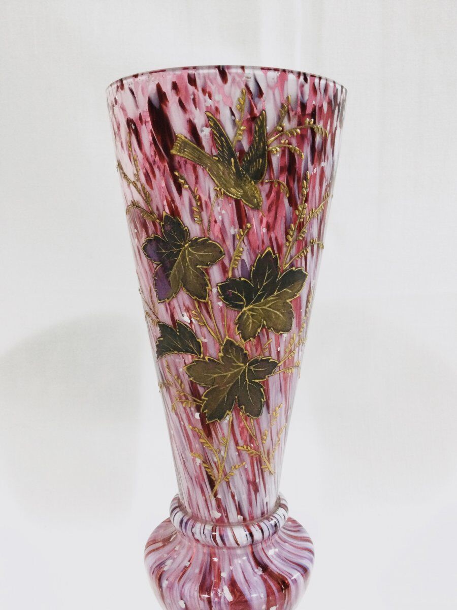 Vase en cristal de Clichy