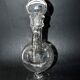 Vintage pitcher carafe in bubble-blown glass from Biot glassworks? H. 34cm