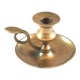 Gilded bronze candle holder