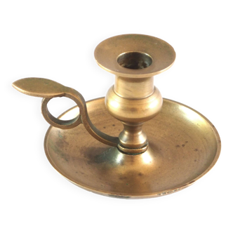 Bougeoir en bronze doré