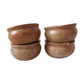 Set of 4 sandstone ramekins