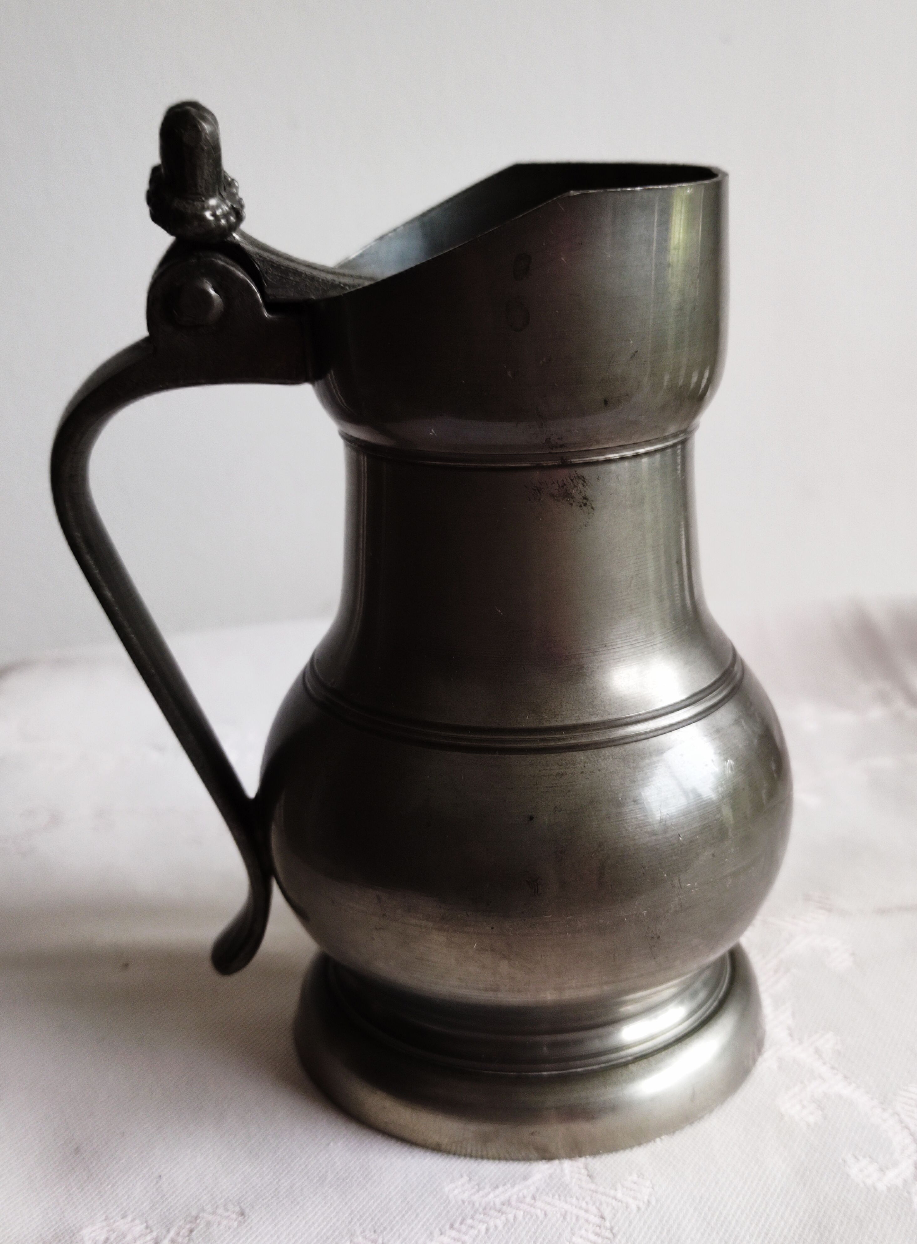 Louis Houzeau certified true tin pitcher