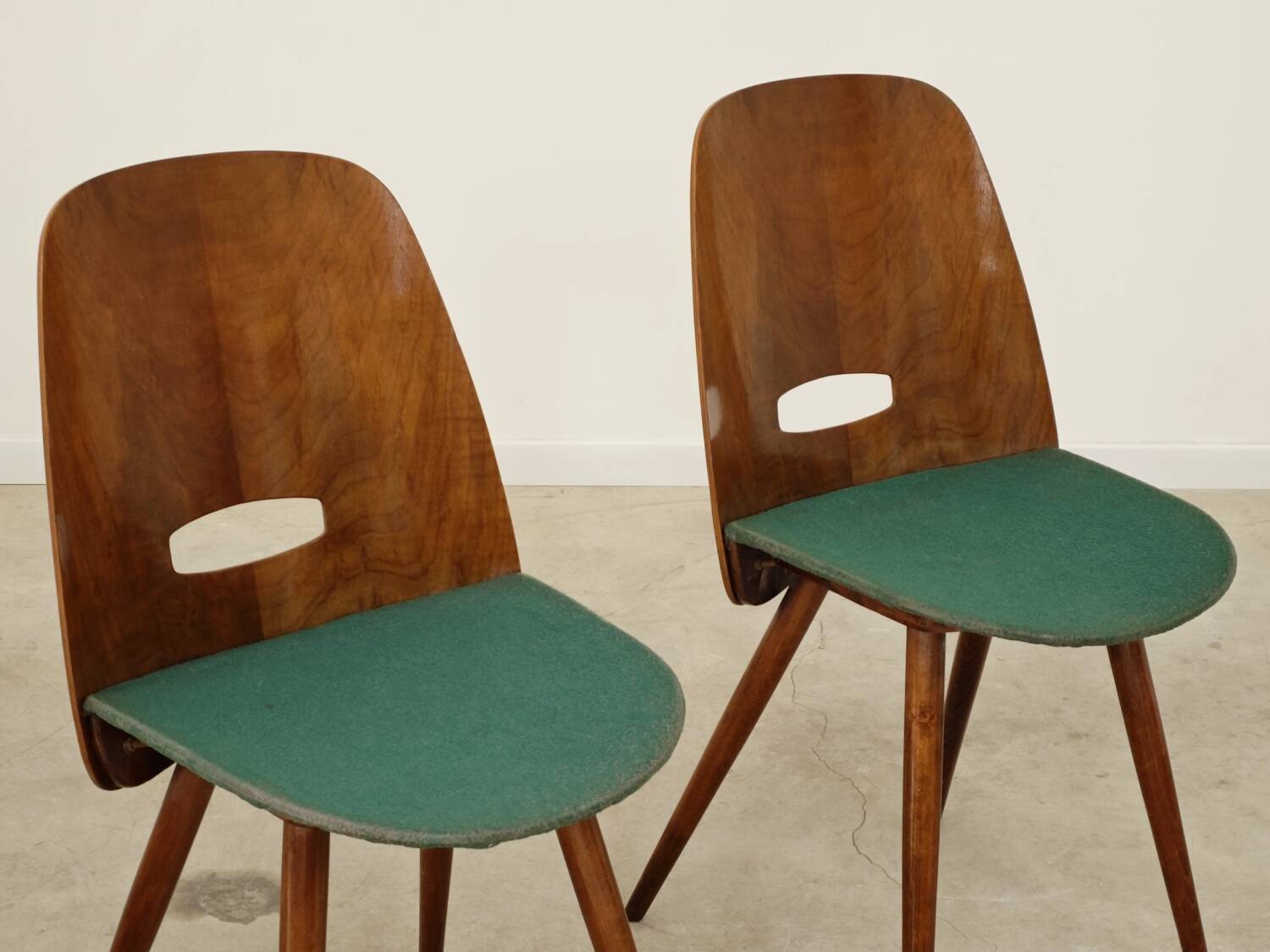Set of 4 Lollipop chairs by Frantisek Jirak for Tatra 1960