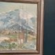 Original Swedish Oil Painting - "Nature Scene" by Maja Sjöberg - Signed - Vintage and Framed - 35.5 × 43.5 cm (14" × 17.1")