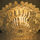 Ceiling in moulded glass