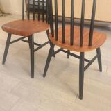 Fanett chairs design Ilmarii Tapiovaara vintage Scandinavian