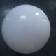 Ceiling lamp old opaline globe white base metal art deco 1930 ø 15 cm