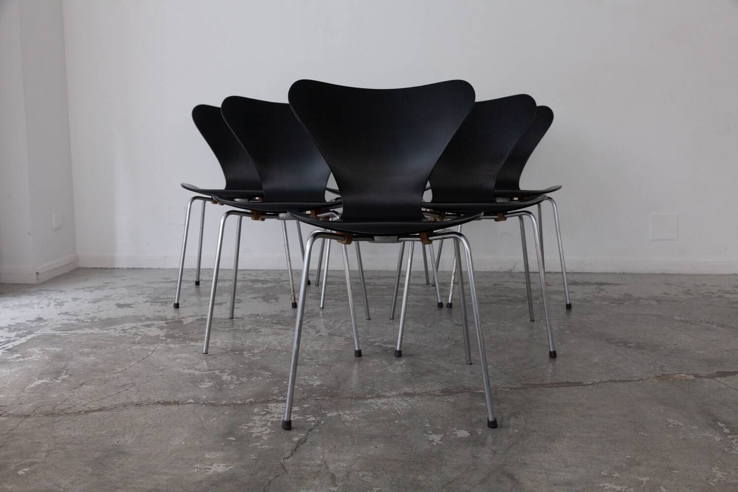 Serie 7 Chair Set by Arne Jacobsen for Fritz Hansen