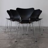 Ensemble de Chaises Serie 7 par Arne Jacobsen pour Fritz Hansen