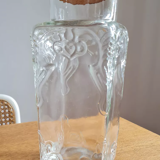 Pressed glass jar