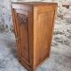 Armoire française Art déco des années 1920 – Petit placard de rangement verrouillable avec étagères (100 cm)