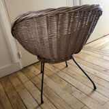 Wicker/rattan armchair