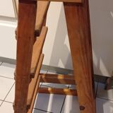 Old vintage wooden painter's stepladder