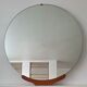 Large vintage round mirror 90cm, retro decoration