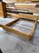Sculpted oak bed by Guillerme & Chambron