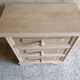 Renovated raw bedside table with 3 drawers