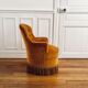 Toad velvet vintage armchair