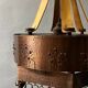 Arts and crafts metal ceiling lamp | Sweden | 1920s