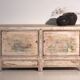 Antique white wooden sideboard (circa 1870)
