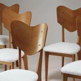 6 chairs  France, 1950s
