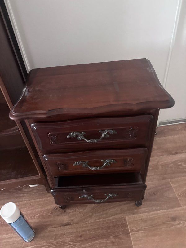 Vintage bedside table