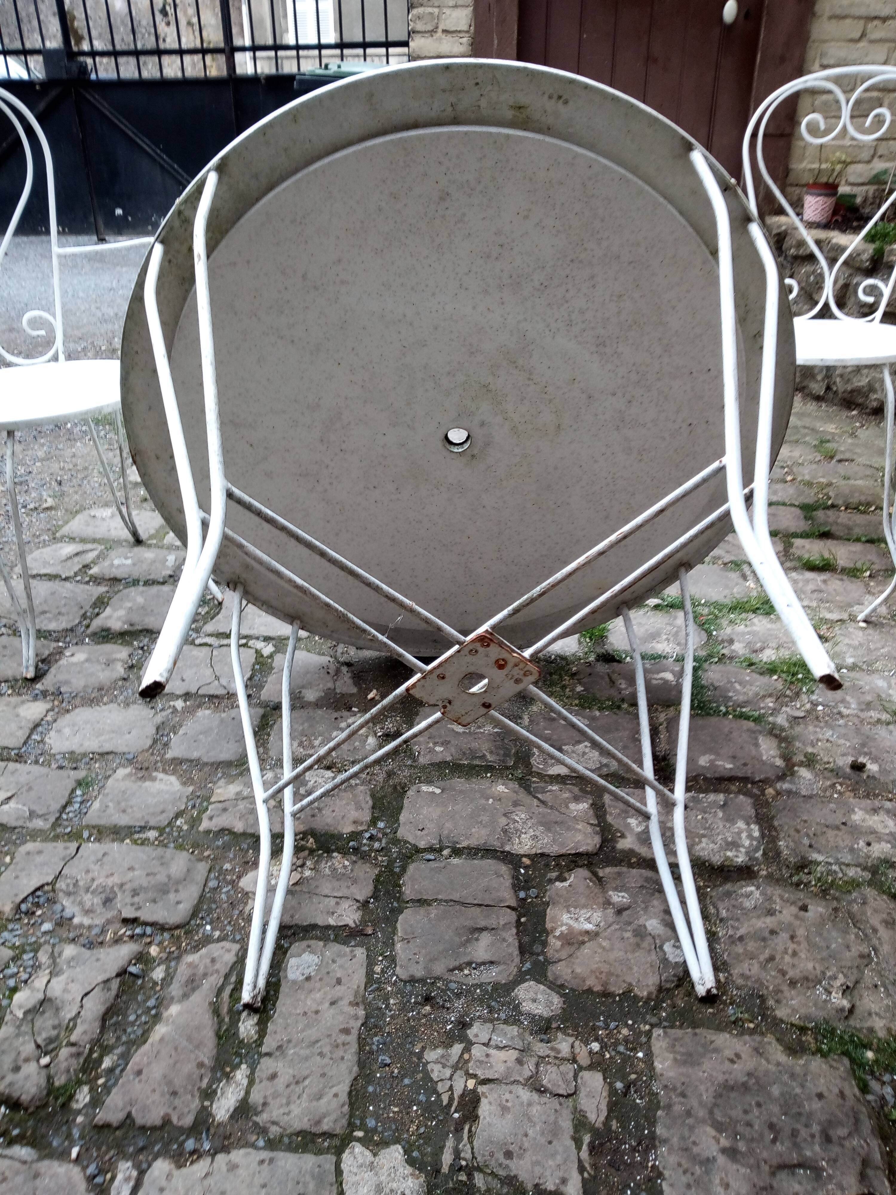 All garden furniture in wrought iron