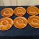6 artichoke plates in Gien earthenware diam 23 cm