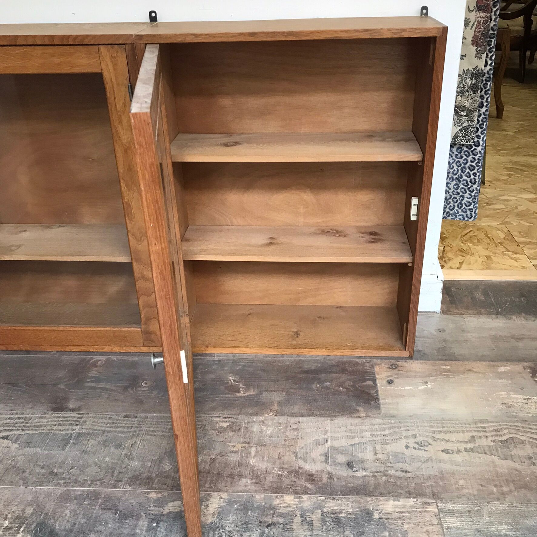 Vintage wall display case