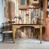 Large patinated desk