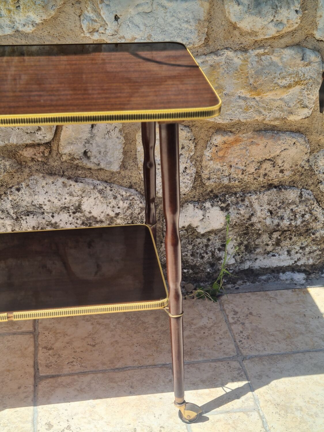 Vintage serving trolley from the 70s