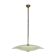 Mid-century curved glass disc chandelier from 50s