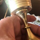 Golden brass incense holders INDIA.