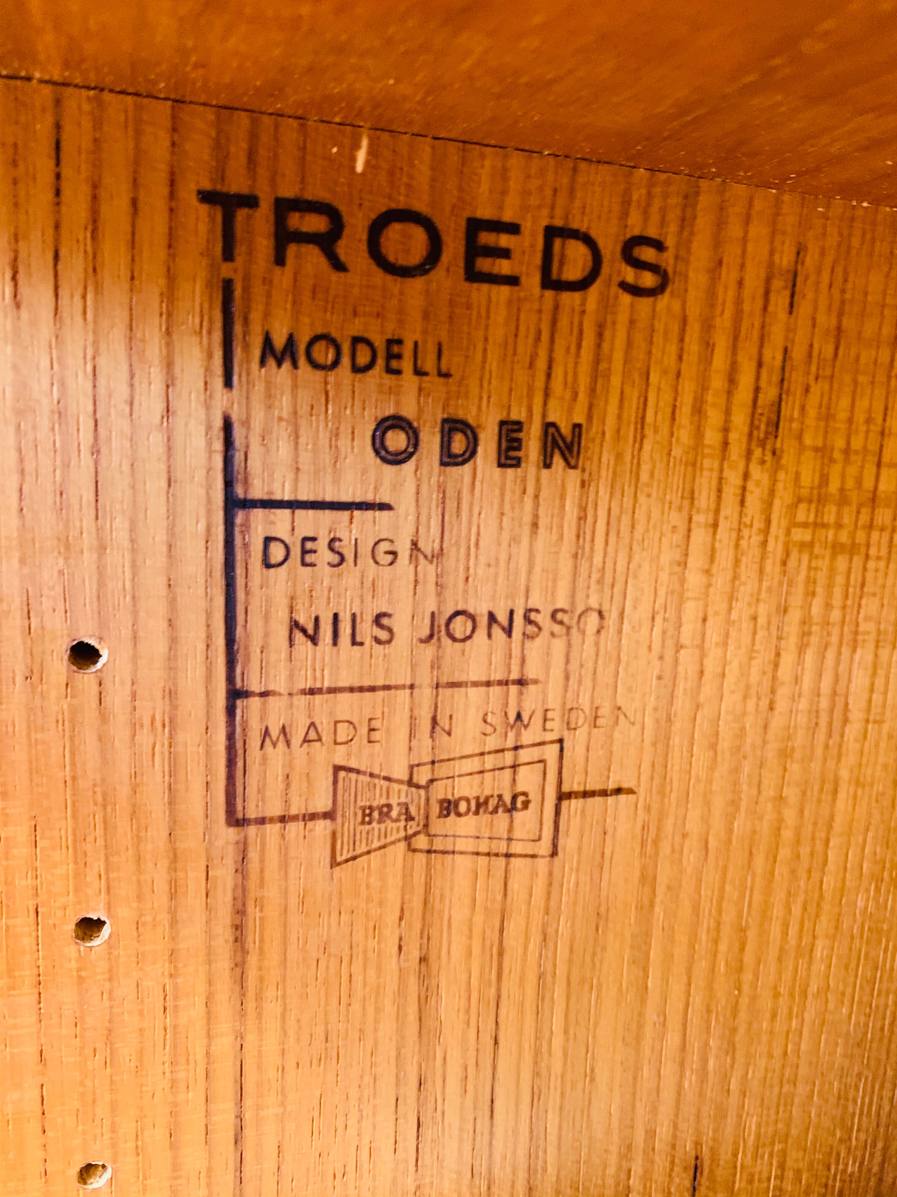 Teak  sideboard Oden model, by Nils Jonsson for Troeds, 60s
