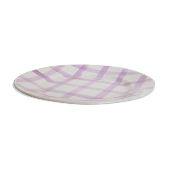 Cake dish Moulins des loups, France, vintage French, ceramics