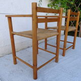 Pair of mulched chairs