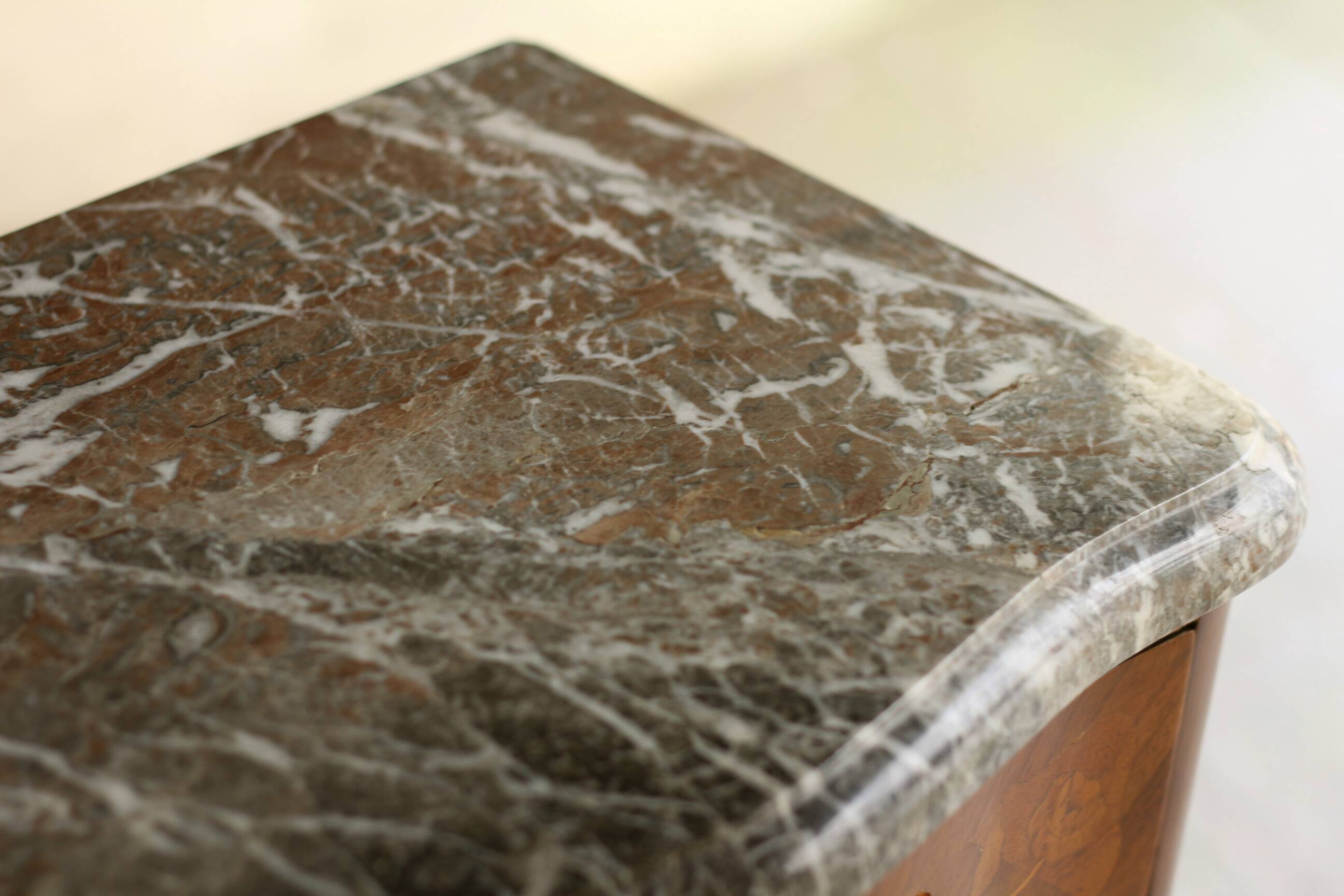 Splendid little wooden veneered week planner. Work from the Faubourg.