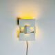 Triangular Geometric Wall Lamp By J.J.M. Hoogervorst For Anvia Nederland, The Netherlands 1960S