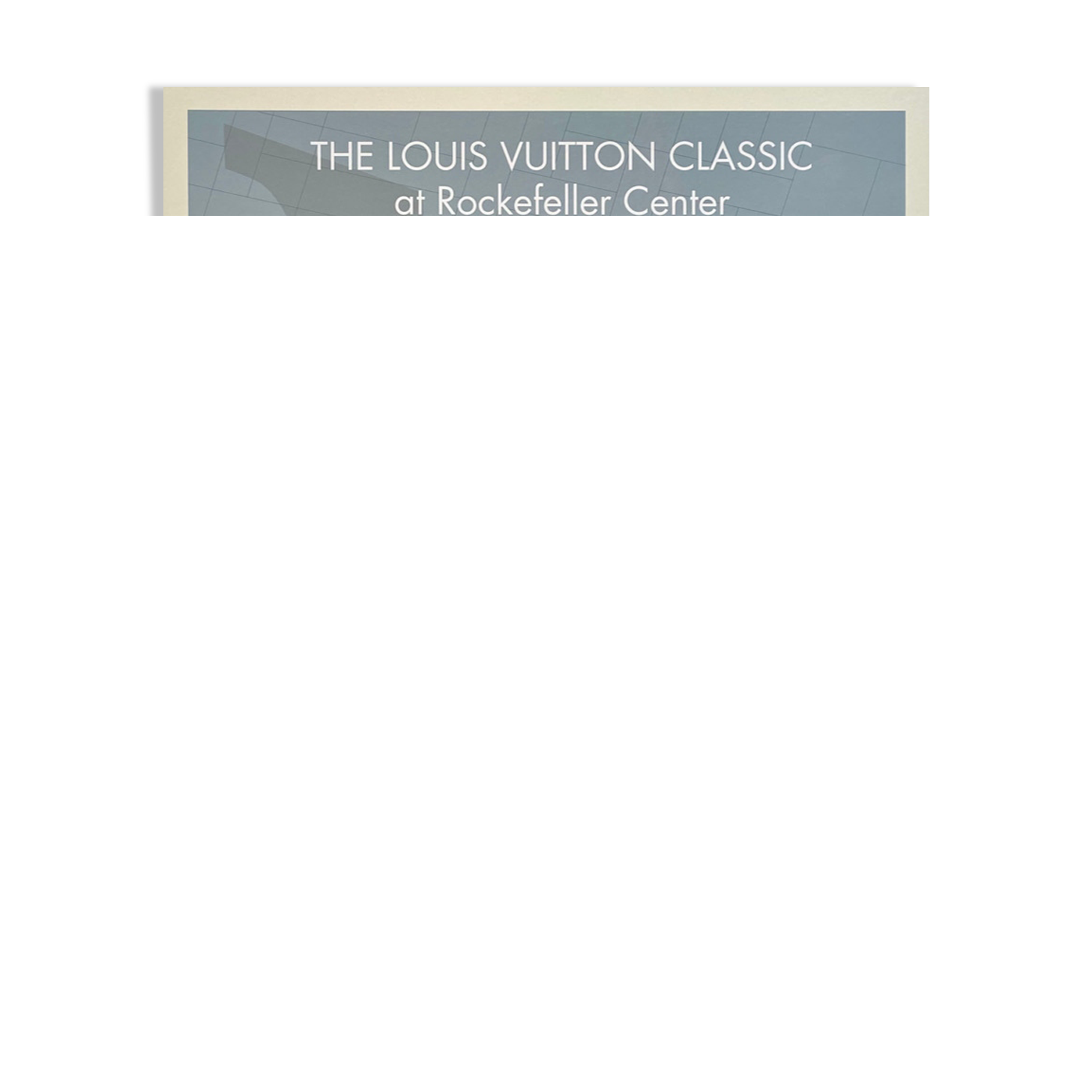 Original poster Razzia - The Louis Vuitton Classic 2000 , On linen