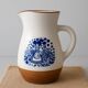 Vintage pottery carafe, La Colombe