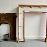 Cast Iron Fireplace with Wooden Surround