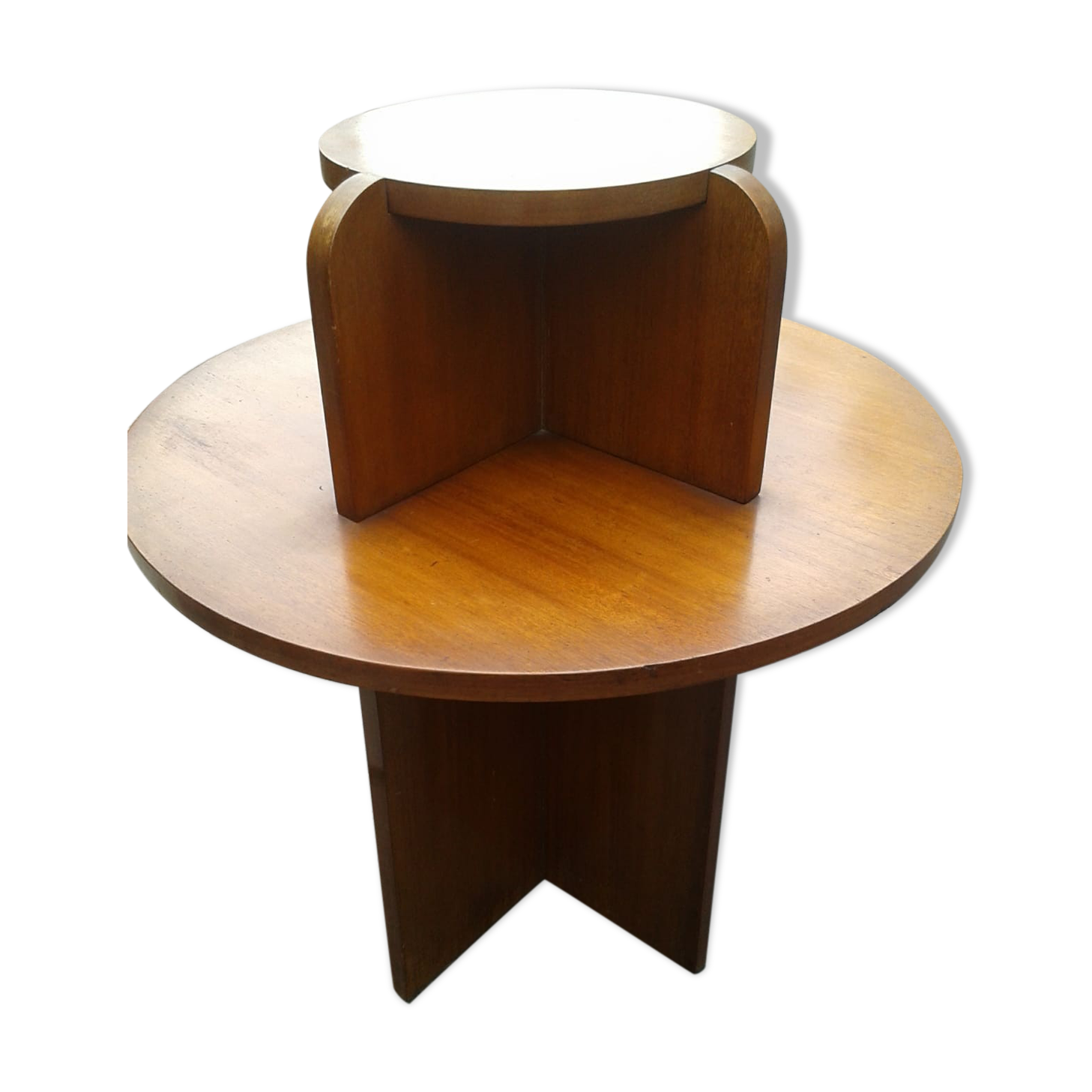 Art Deco round side table