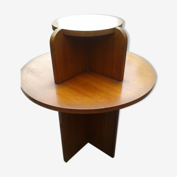 Art Deco round side table
