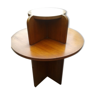 Art Deco round side table