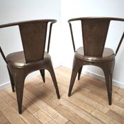Pair of vintage bistro chairs